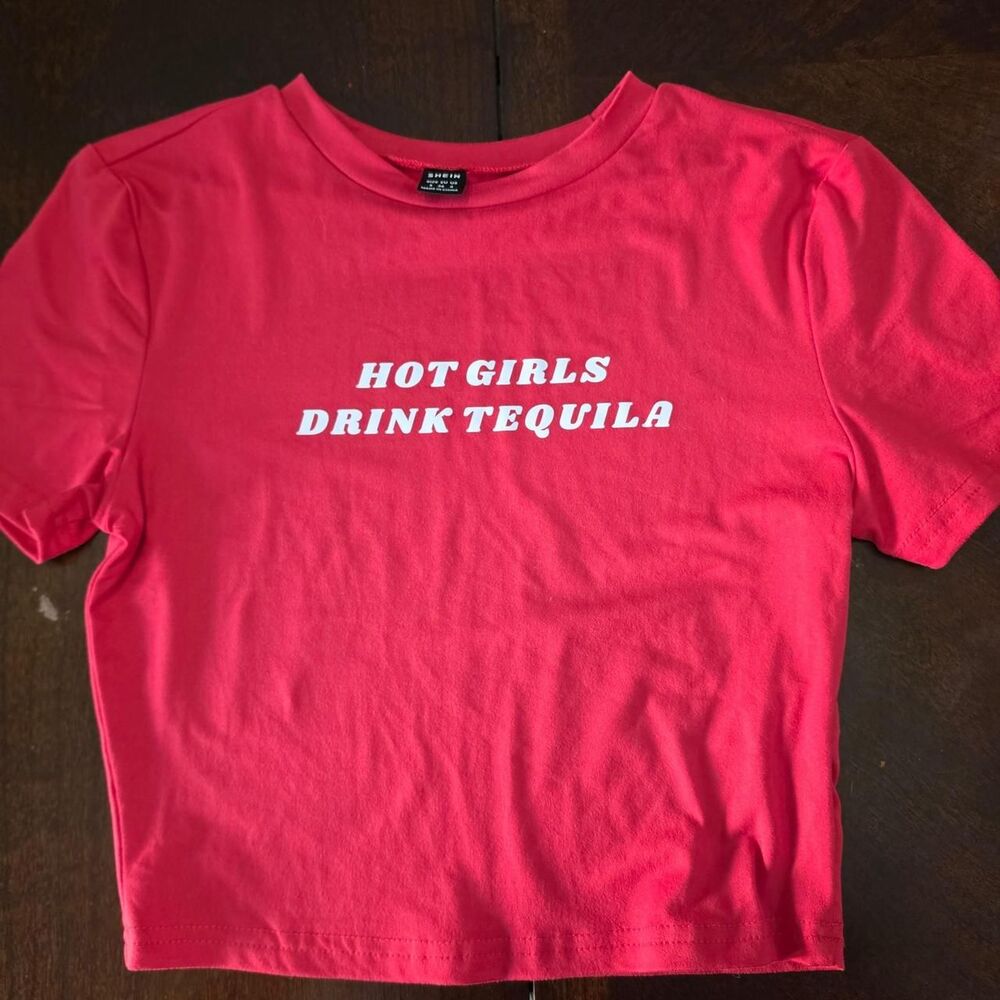 Hot Girls Drink Tequila Baby Tee